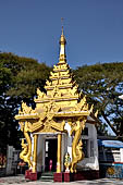 Mahamuni Paya against blue sky in Mandalay, Myanmar 